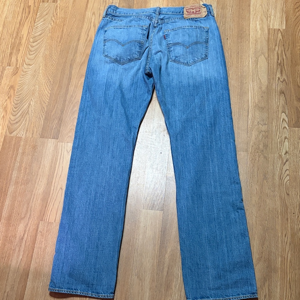 Vintage Levi’s 501 Button Fly Jeans 36x34 Light Wash Made in Mexico 90s Y2K - Picture 2 of 4